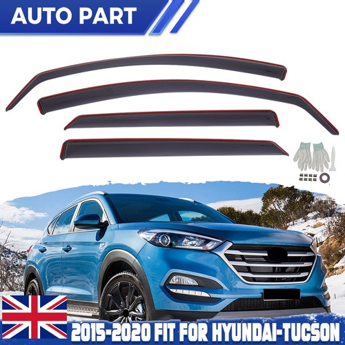 Tinted wind deflectors rain - 4x,