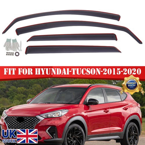 4pcs tinted wind deflectors - wind,